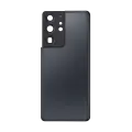 Back Cover Glass With Camera Lens For Samsung Galaxy S21 Ultra (Service Pack) (Phantom Titanium)
