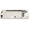 Mid-Frame Housing  W/ Charging Port Flex & Small Parts  For iPhone 14 Plus (EU / Global Version) (Used OEM Pull: Grade C) (Starlight)