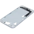 Mid-Frame Housing  W/ Charging Port Flex & Small Parts  For iPhone 15 Plus (EU / Global Version) (Used OEM Pull: Grade B) (Blue)