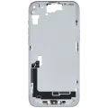 Mid-Frame Housing  W/ Charging Port Flex & Small Parts  For iPhone 15 Plus (EU / Global Version) (Used OEM Pull: Grade C) (Blue)