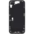 Mid-Frame Housing  W/ Charging Port Flex & Small Parts  For iPhone 15 Plus (EU / Global Version) (Used OEM Pull: Grade A) (Black)