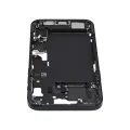 Mid-Frame Housing  W/ Charging Port Flex & Small Parts  For iPhone 15 Plus (EU / Global Version) (Used OEM Pull: Grade A) (Black)