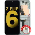 Inner OLED Assembly With Frame For Samsung Galaxy Z Flip 6 (F741) (US & International) (Refurbished) (Mint)