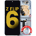Inner OLED Assembly With Frame For Samsung Galaxy Z Flip 6 (F741) (US & International) (Refurbished) (Blue)