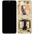 Inner OLED Assembly With Frame Compatible For Samsung Galaxy Z Flip 6 5G (F741) (US & International) (Aftermarket Plus) (Yellow)