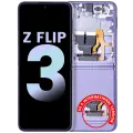 Inner OLED Assembly With Frame For Samsung Galaxy Z Flip 3 5G (US & International) (Service Pack) (Lavender)