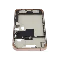 Mid-Frame Housing  W/ Charging Port Flex & Small Parts  For iPhone 16 Pro Max (EU / Global Version) (Used OEM Pull: Grade A) (Desert Titanium)