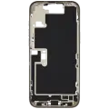 Mid-Frame Housing  W/ Charging Port Flex & Small Parts  For iPhone 16 Pro Max (EU / Global Version) (Used OEM Pull: Grade A) (Natural Titanium)