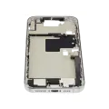 Mid-Frame Housing  W/ Charging Port Flex & Small Parts  For iPhone 16 Pro Max (EU / Global Version) (Used OEM Pull: Grade A) (White Titanium)