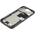 Mid-Frame Housing  W/ Charging Port Flex & Small Parts  For iPhone 16 Pro Max (EU / Global Version) (Used OEM Pull: Grade B) (Black Titanium)