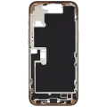 Mid-Frame Housing  W/ Charging Port Flex & Small Parts  For iPhone 16 Pro Max (EU / Global Version) (Used OEM Pull: Grade B) (Desert Titanium)