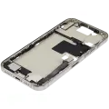 Mid-Frame Housing  W/ Charging Port Flex & Small Parts  For iPhone 16 Pro Max (EU / Global Version) (Used OEM Pull: Grade B) (Natural Titanium)