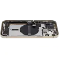 Back Housing W/ Charging Port Flex & Small Parts  For iPhone 13 Pro Max (EU / Global Version) (Used OEM Pull: Grade A) (Gold)