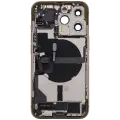 Back Housing W/ Charging Port Flex & Small Parts  For iPhone 13 Pro (US Version) (Used OEM Pull: Grade B) (Gold)