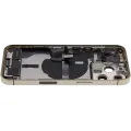 Back Housing W/ Charging Port Flex & Small Parts  For iPhone 13 Pro (US Version) (Used OEM Pull: Grade B) (Gold)