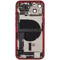 Back Housing W/ Charging Port Flex & Small Parts  For iPhone 13 (EU / Global Version) (Used OEM Pull: Grade C) (Red)