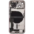 Back Housing W/ Charging Port Flex & Small Parts  For iPhone 13 (EU / Global Version) (Used OEM Pull: Grade C) (Pink)
