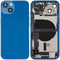 Back Housing W/ Charging Port Flex & Small Parts  For iPhone 13 (EU / Global Version) (Used OEM Pull: Grade C) (Blue)