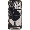 Back Housing W/ Charging Port Flex & Small Parts  For iPhone 14 Pro (US Version) (Used OEM Pull: Grade C) (Gold)