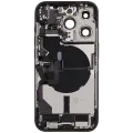 Back Housing W/ Charging Port Flex & Small Parts  For iPhone 14 Pro (US Version) (Used OEM Pull: Grade C) (Space Black)