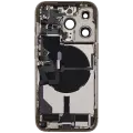 Back Housing W/ Charging Port Flex & Small Parts  For iPhone 14 Pro (US Version) (Used OEM Pull: Grade B) (Gold)