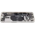 Back Housing W/ Charging Port Flex & Small Parts  For iPhone 12 Mini (US Version) (Used OEM Pull: Grade C) (White)