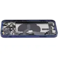 Back Housing W/ Charging Port Flex & Small Parts  For iPhone 12 Mini (US Version) (Used OEM Pull: Grade C) (Blue)