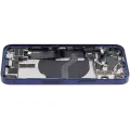 Back Housing W/ Charging Port Flex & Small Parts  For iPhone 12 Mini (US Version) (Used OEM Pull: Grade C) (Blue)