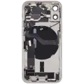 Back Housing W/ Charging Port Flex & Small Parts  For iPhone 12 Mini (US Version) (Used OEM Pull: Grade A) (White)
