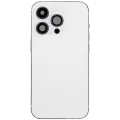 Back Housing W/ Charging Port Flex & Small Parts  For iPhone 14 Pro (US Version) (Used OEM Pull: Grade A) (Silver)