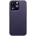 Back Housing W/ Charging Port Flex & Small Parts  For iPhone 14 Pro (US Version) (Used OEM Pull: Grade A) (Deep Purple)
