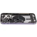 Back Housing W/ Charging Port Flex & Small Parts  For iPhone 14 Pro (US Version) (Used OEM Pull: Grade A) (Deep Purple)