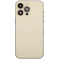 Back Housing W/ Charging Port Flex & Small Parts  For iPhone 14 Pro Max (EU / Global Version) (Used OEM Pull: Grade A) (Gold)