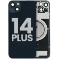 Back Glass w/ MagSafe Magnet For iPhone 14 Plus (Used OEM Pull: Grade A) (Midnight)