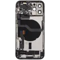 Back Housing W/ Charging Port Flex & Small Parts  For iPhone 12 Pro (US Version) (Used OEM Pull: Grade C) (Pacific Blue)