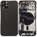 Back Housing W/ Charging Port Flex & Small Parts  For iPhone 12 Pro (US Version) (Used OEM Pull: Grade C) (Graphite)