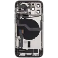 Back Housing W/ Charging Port Flex & Small Parts  For iPhone 12 Pro (EU / Global Version) (Used OEM Pull: Grade C) (Pacific Blue)