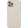 Back Housing W/ Charging Port Flex & Small Parts  For iPhone 12 Pro (EU / Global Version) (Used OEM Pull: Grade B) (Gold)
