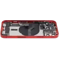 Back Housing W/ Charging Port Flex & Small Parts  For iPhone 12 (US Version) (Used OEM Pull: Grade C) (Red)