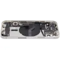 Back Housing W/ Charging Port Flex & Small Parts  For iPhone 12 (US Version) (Used OEM Pull: Grade B) (White)