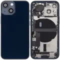 Back Housing W/ Charging Port Flex & Small Parts  For iPhone 13 Mini (US Version) (Used OEM Pull: Grade A) (Midnight)