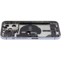 Back Housing W/ Charging Port Flex & Small Parts  For iPhone 13 Pro (EU / Global Version) (Used OEM Pull: Grade B) (Sierra Blue)