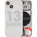 Back Housing W/ Charging Port Flex & Small Parts  For iPhone 13 Mini (US Version) (Used OEM Pull: Grade B) (Starlight)