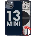 Back Housing W/ Charging Port Flex & Small Parts  For iPhone 13 Mini (US Version) (Used OEM Pull: Grade B) (Midnight)
