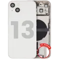 Back Housing W/ Charging Port Flex & Small Parts  For iPhone 13 (US Version) (Used OEM Pull: Grade C) (Starlight)