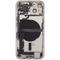 Back Housing W/ Charging Port Flex & Small Parts  For iPhone 13 (US Version) (Used OEM Pull: Grade C) (Starlight)