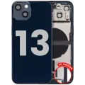 Back Housing W/ Charging Port Flex & Small Parts  For iPhone 13 (US Version) (Used OEM Pull: Grade C) (Midnight)