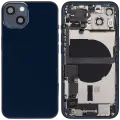 Back Housing W/ Charging Port Flex & Small Parts  For iPhone 13 (US Version) (Used OEM Pull: Grade C) (Midnight)