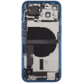 Back Housing W/ Charging Port Flex & Small Parts  For iPhone 13 (US Version) (Used OEM Pull: Grade B) (Blue)