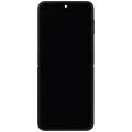 Inner OLED Assembly With Frame Compatible For Samsung Galaxy Z Flip 6 5G (F741) (US & International) (Aftermarket) (Black)